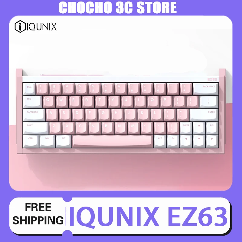 Клавиатура Iqunix Ez63 клавиатура из алюминиевого сплава с магнитной осью Valorant