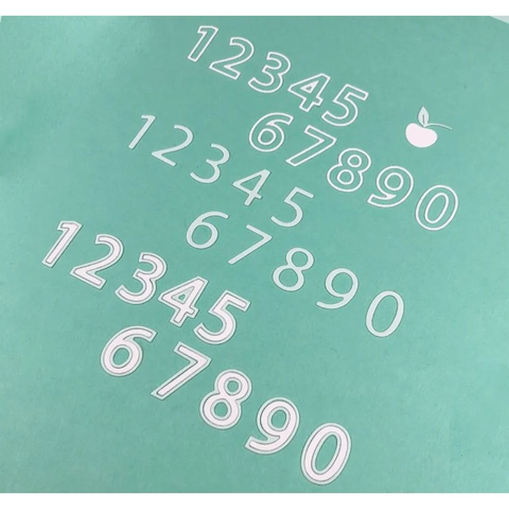 

Металлические Вырубные штампы KeepArts с номерами вишни, сделай сам, скрапбукинг, фотоальбом, декоративное тиснение, бумажная карта, рукоделие, ...