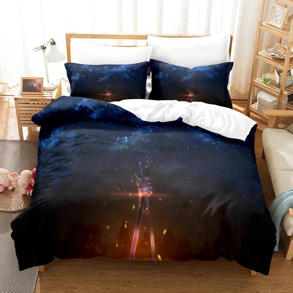 

3D The sword god domain Bedding Sets Duvet Cover Set With Pillowcase Twin Full Queen King Bedclothes Bed Linen