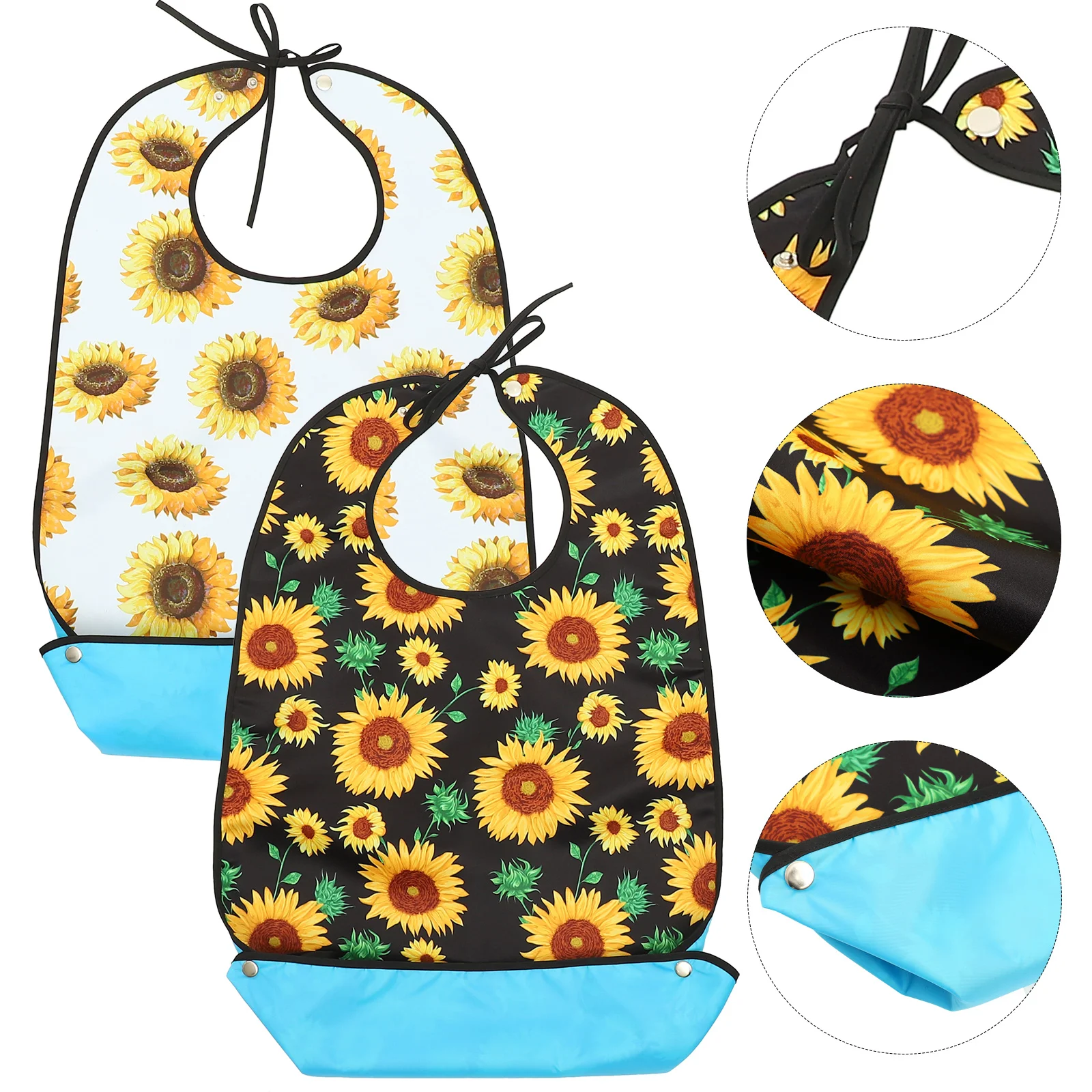 

Bib Adult Elderly Clothing Protector Dinnerhousehold Convenient Adults Wear Bibs Washable Resistant Folding Reusable Delicate