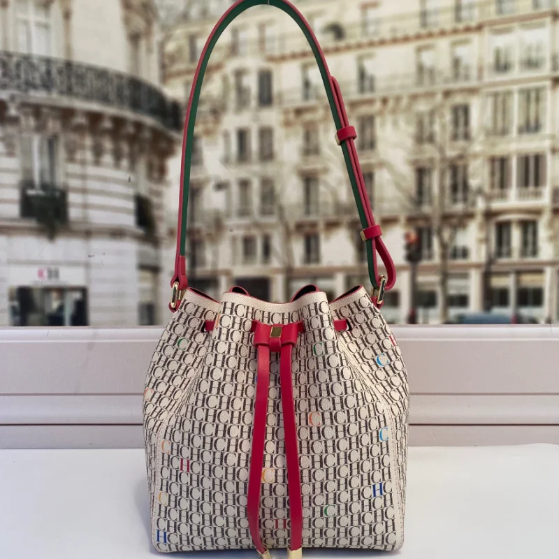 

Brand Women Shoulderbag New Women Small Bucket Bag Portable Cosmetic Bag High Quality Open and Tight Opening