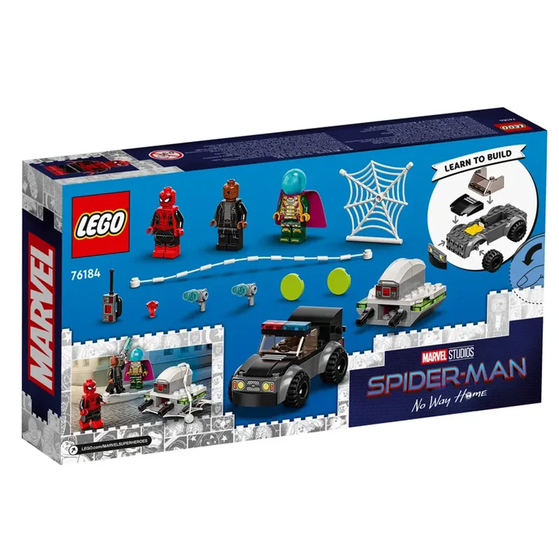 [100% оригинал] LEGO®Супергерои 76184 Человек-паук против нападения на Дрон тарио (73 шт.)