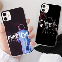 russia rapper pharaoh phone case for iphone 11 12 13 mini pro max 8 7 6 6s plus x 5 se 2020 xr xs case shell