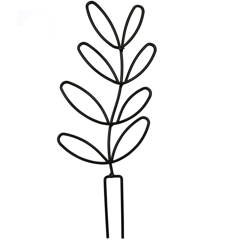 

Creative Household Modeling Elegant Leaf Climbing Flower Frame Decoration Metal Flower Frame DIY Vase Climbing Plant Frame