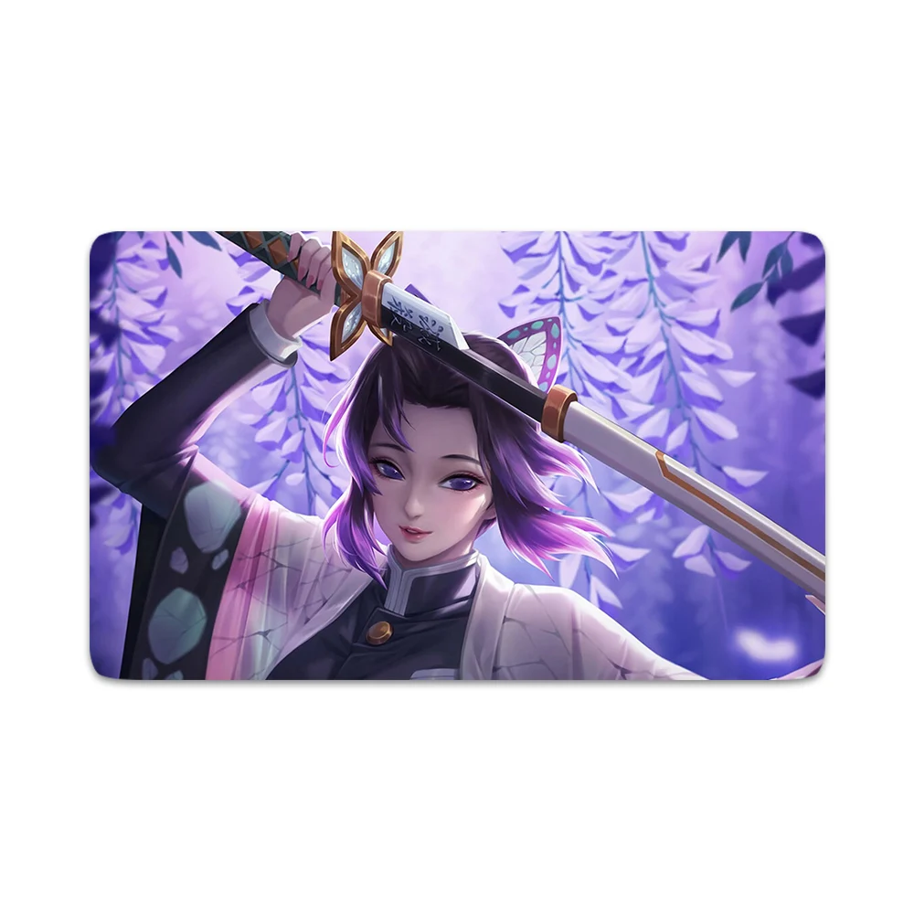 

CLOOCL Demon Slayer Carpets 3D Graphic Wisteria Flower Cartoon Manga Flannel Door Mats Kitchen Rug Fashion Gifts