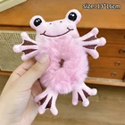 Резинки для волос с рисунком лягушки, панды, кошки, кролика