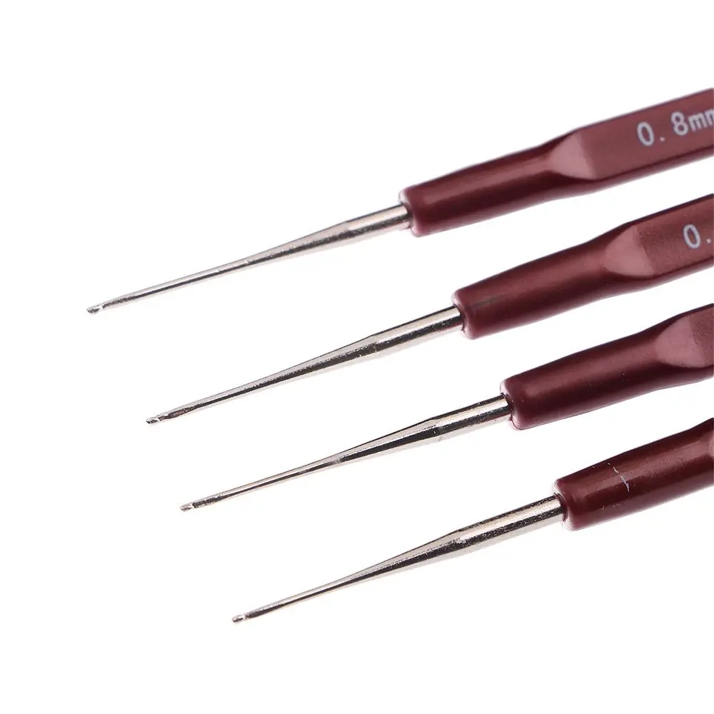 Инструменты для изготовления плетения волос плетение дредов крючки вязания игла