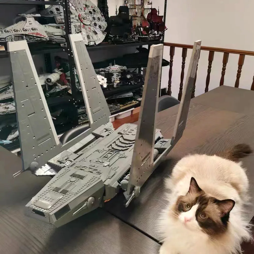 Новинка 67108 4533 шт. строительные блоки Moc класса Rogue модель грузового корабля