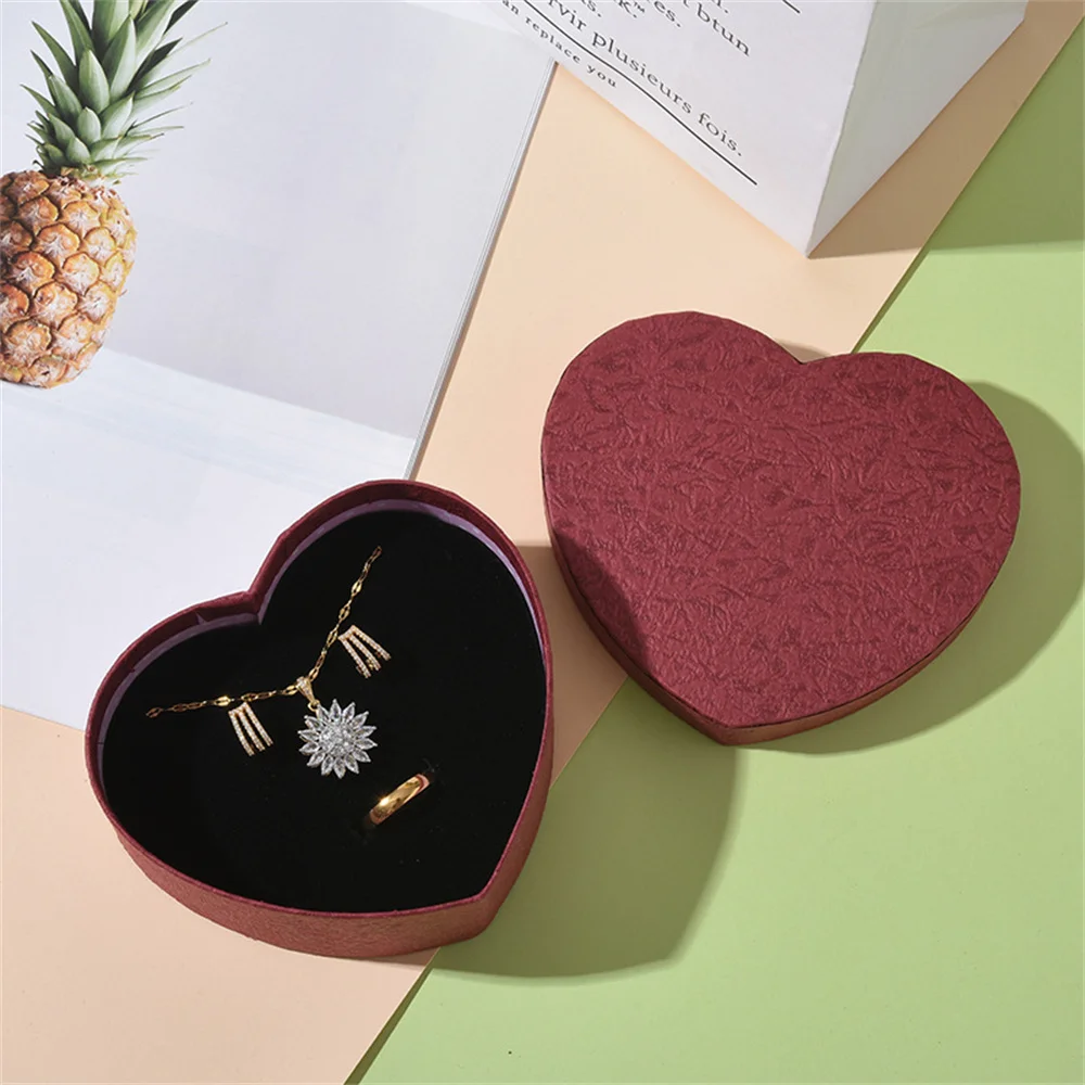 Подарочная коробка для ювелирных изделий в форме сердца с любовью браслетов