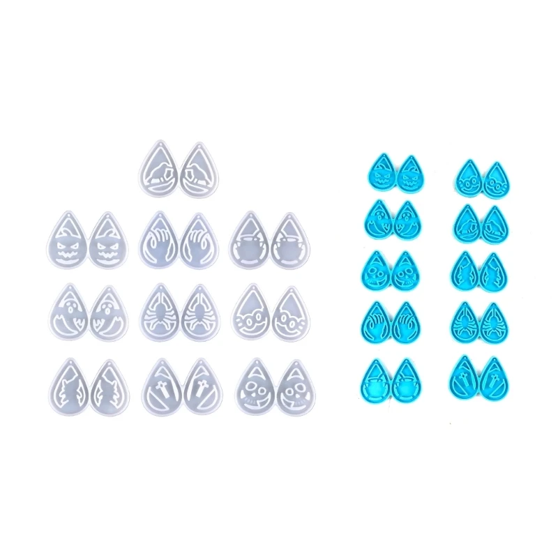 

10 шт., силиконовые формы для украшений N58F