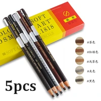 5pcs waterproof stereotypes microblading pen eyebrow peel off pencil for permanent makeup eyebrow pencil makeup cosmetics tools