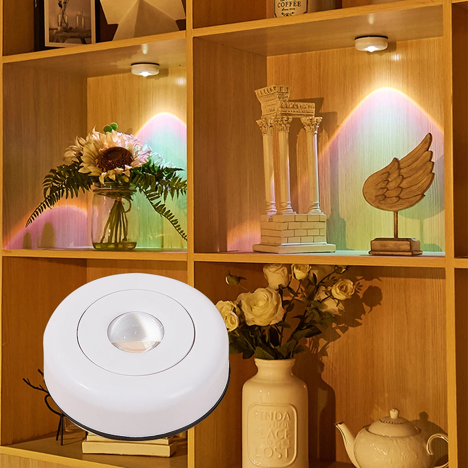 

Wireless LED Sunset Lights Cabinet Display Decorative Wall LED Lights Room Kitchen Bedroom Household Night Light Projector