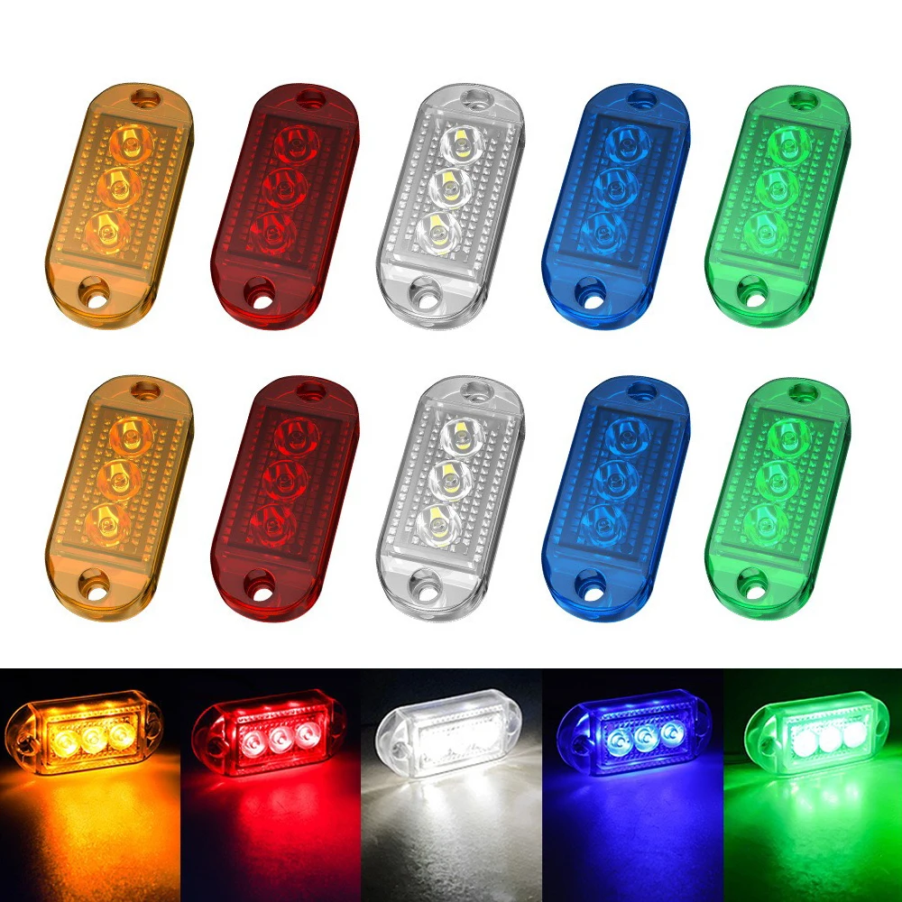 10 шт. задние фонари для автомобиля 12 В 24