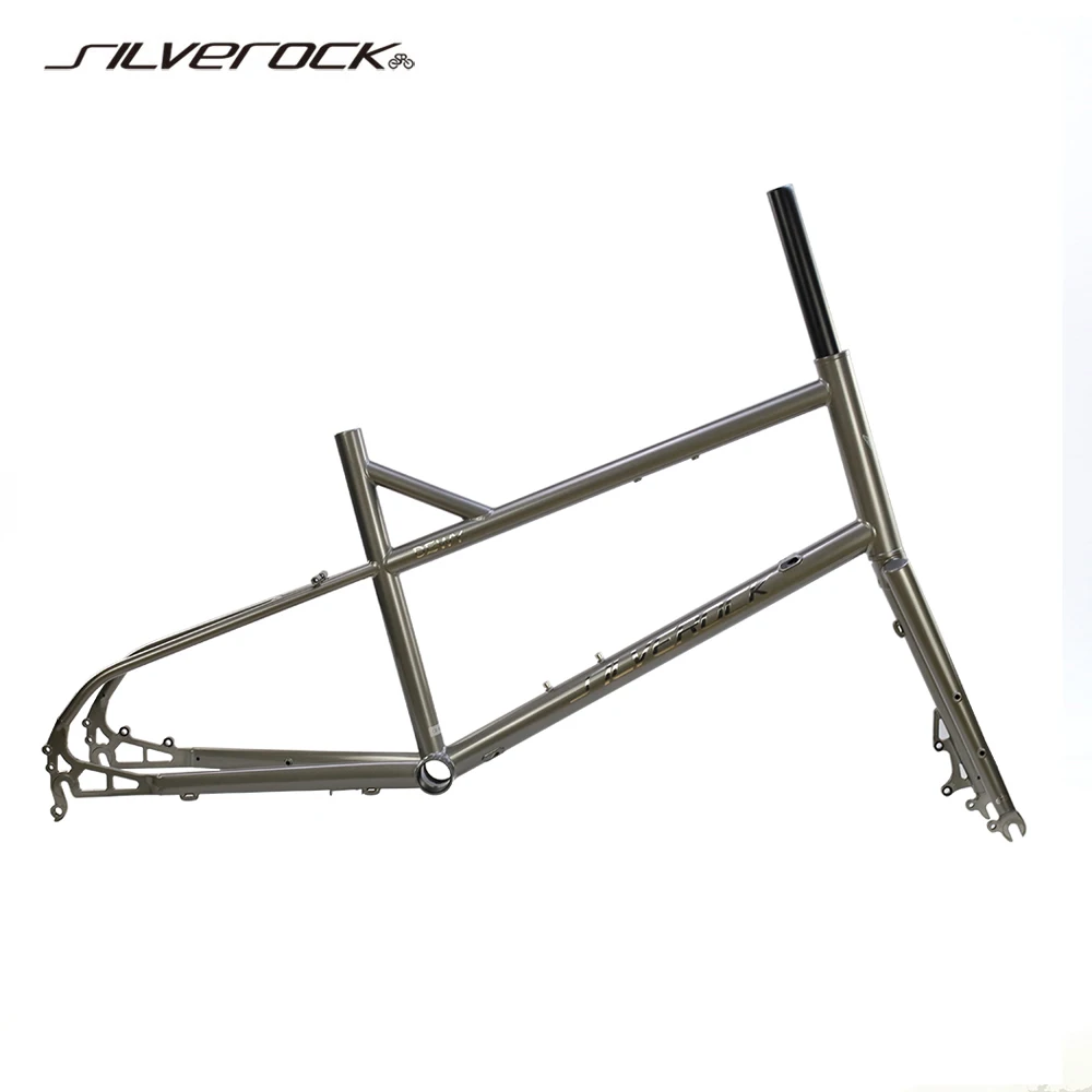 

SILVEROCK вилка с гладкой хромированной рамой 451 20 дюймов 1 1/8 дюйма Minivelo, дисковый суппорт, Городской Классический велосипед для взрослых