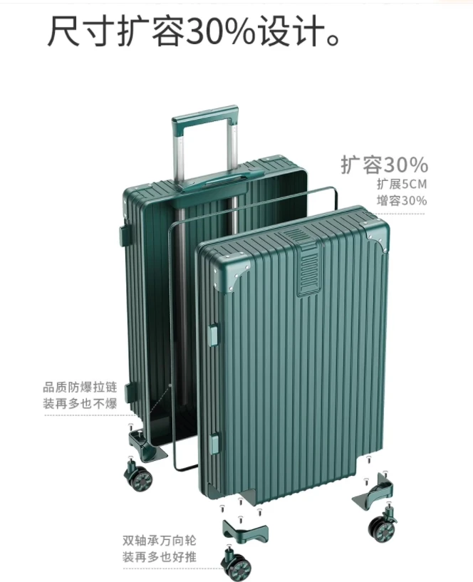 

Новинка 2023, Женский кожаный чехол для багажа большой вместимости