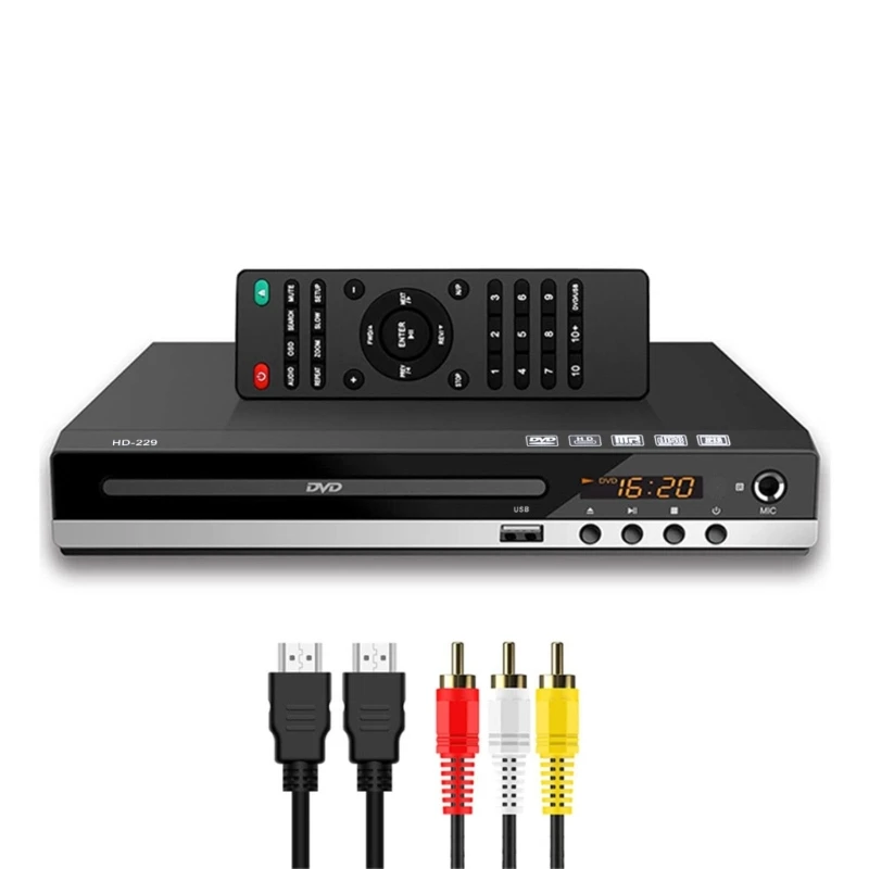 Vcd Cd-discs Multimedia Player Machine  Av-output Abcd