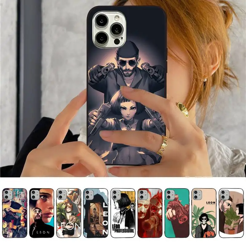 

Killer Leon Phone Case for iPhone 11 12 13 Mini Pro Max 8 7 6 6S Plus X 5 SE 2020 XR XS Funda Case