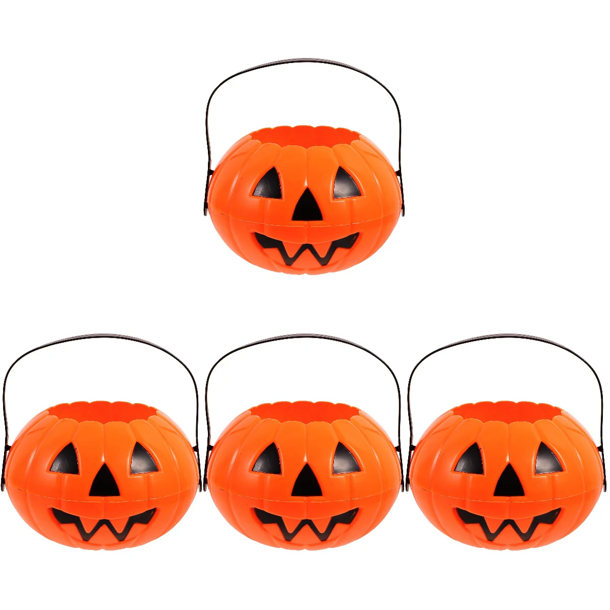 

Storage Box Buckets Pumpkin Candy Holder Small Party Jar Portable Treat