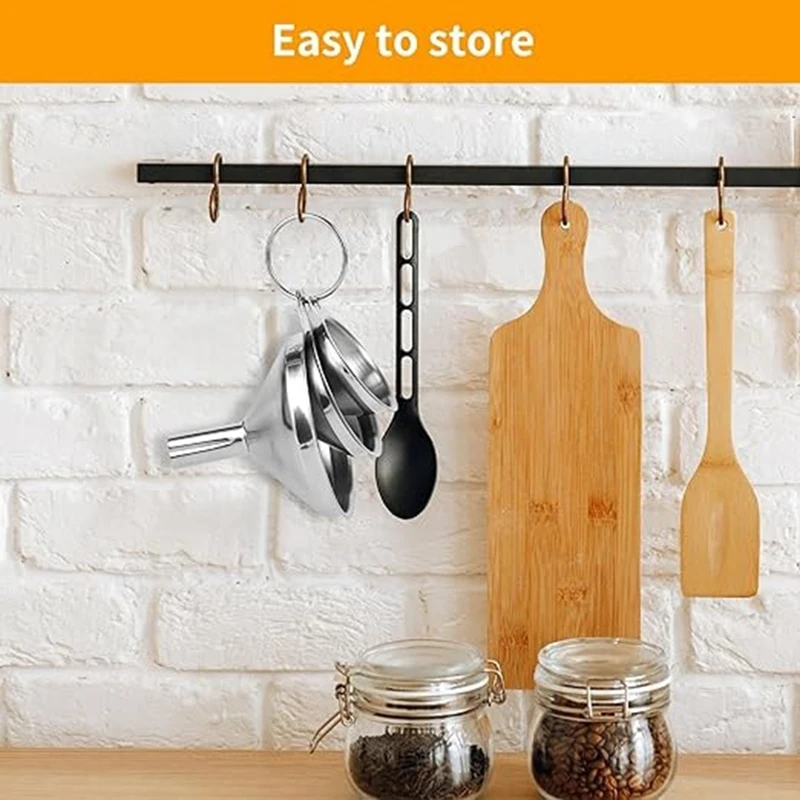 3 шт. набор мини-кухонных ворон из нержавеющей стали воронки для переноса эфирных