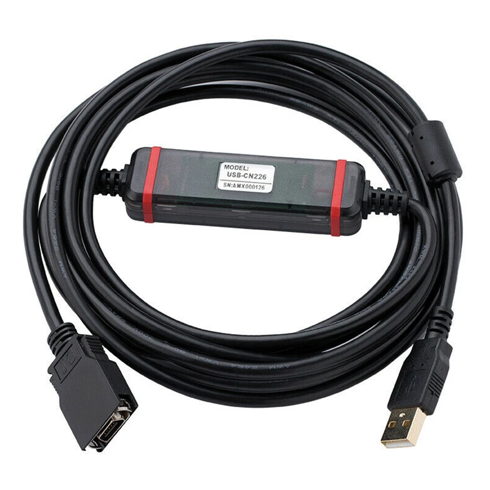 

USB-CN226 PLC Cable 3 Meters For WIN7/XP/VISTA For CS/CJ/CQM1H/CPM2C Series Data Cable USB 10 Pin Flat Port Control Systems