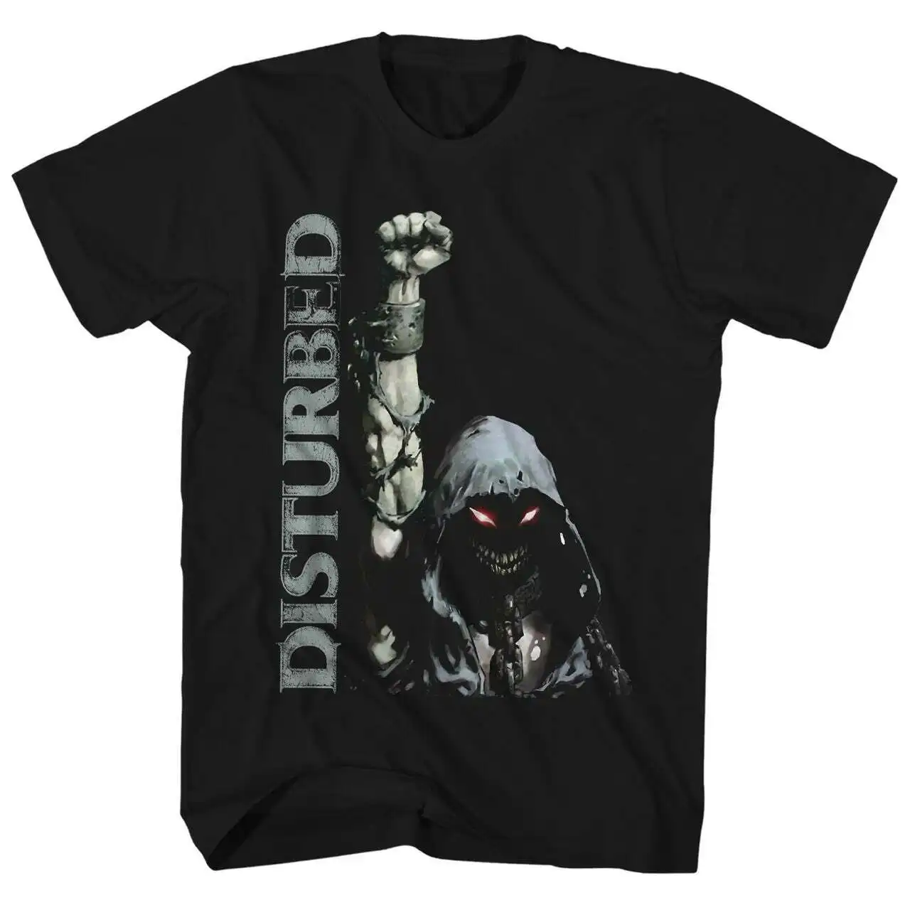 

Мужская Лицензированная футболка с надписью crackup Yer Fist, черная футболка в стиле рок-н-ролл для музыкального концерта