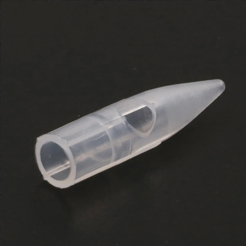 

100pcs 1RL Disposable Transparent Plastic Tattoo Needle Caps For Giant Sun Permanent Makeup Tattoo Machine
