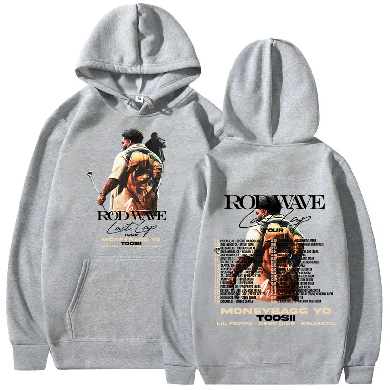 Рэпер Rod Wave Last Lap Tour 2024 толстовка с капюшоном для мужчин и женщин винтажные