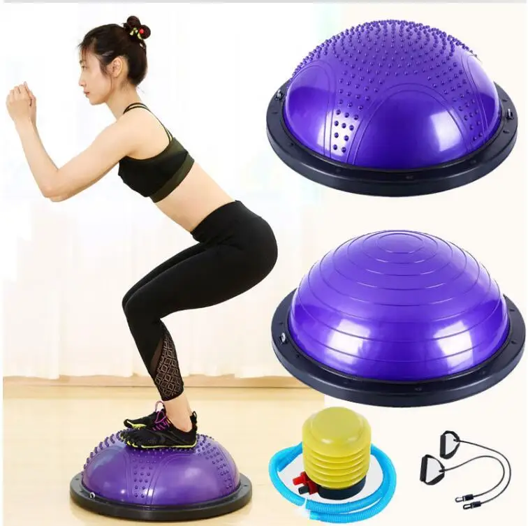 

2022 New HOT Gym Exercise Yoga Inflat Balance Ball Blast-Proof Fitness Wave Speed Ball