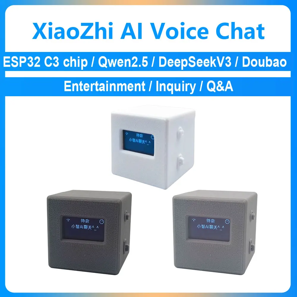 DeepSeek XiaoZhi AI Голосовой робот для чата ESP32 C3 Макетная плата с 0 96-дюймовым