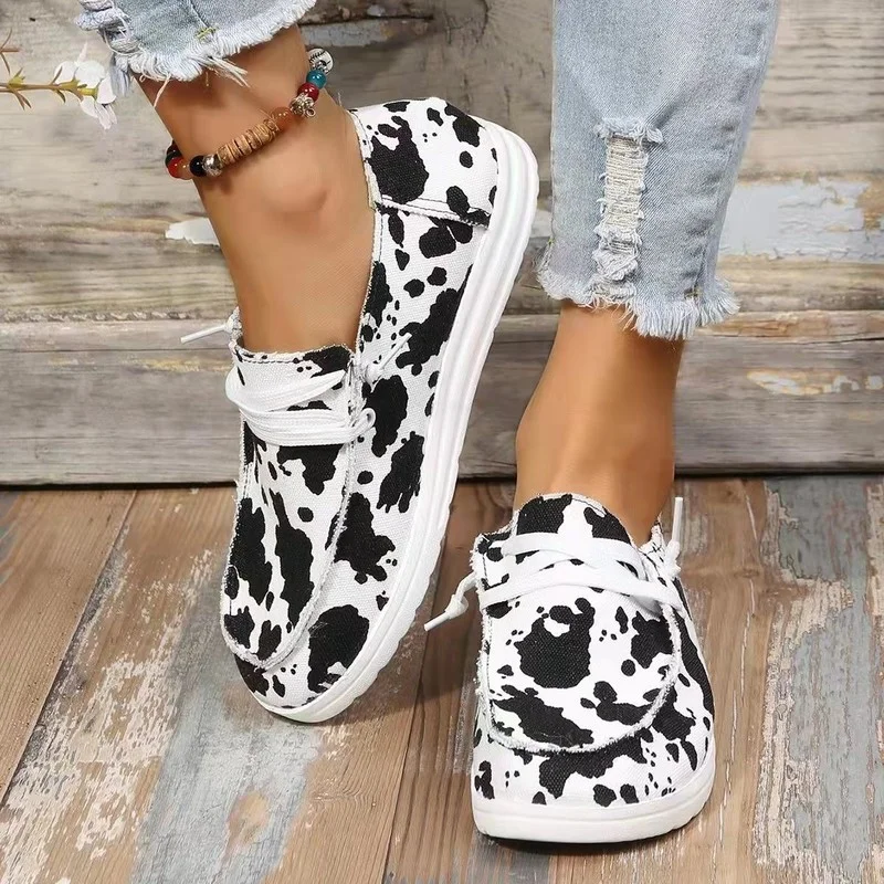 

2022 Women Flats Summer Casual Shoes Female Breathable Slip on Loafers Canvas Sneakers Fashion Mocassin Femme Plus Size Trainers