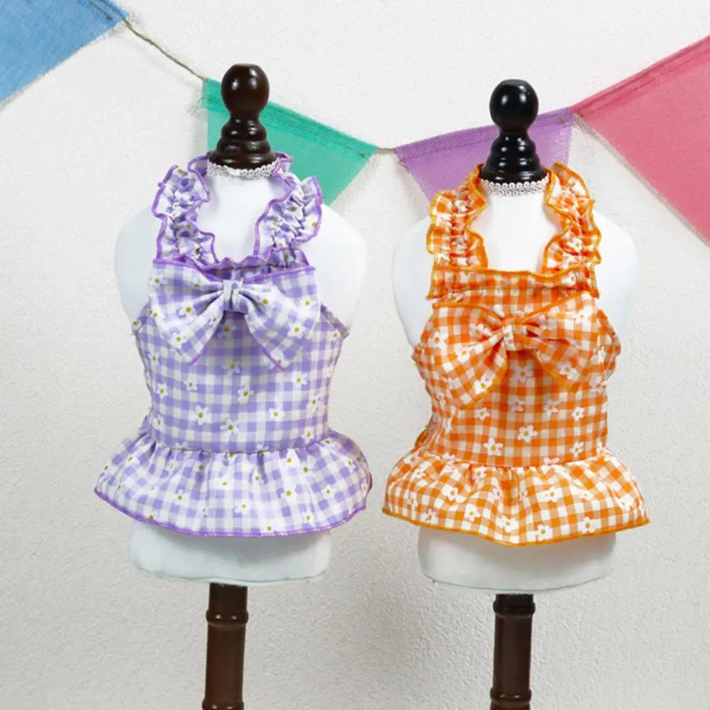 

Dog Vest Wearable Pieces Dog Dress Clothes Vest Costume Wear Resistant Adorable Puppy Dress