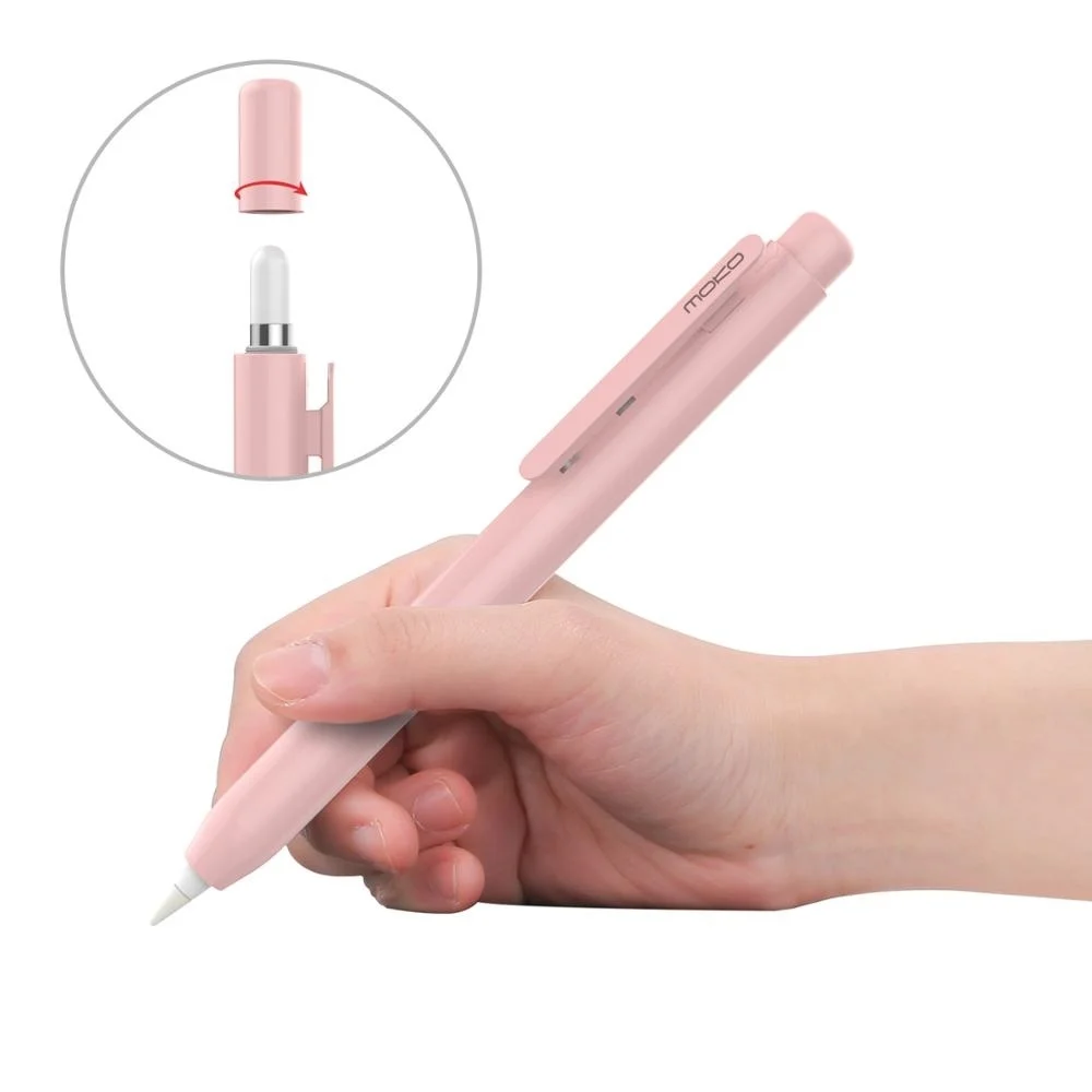 

Защитный чехол для карандашей Apple Pencil, держатель для карандашей со встроенным зажимом, выдвижная защита наконечника, пружинная кнопка, защи...