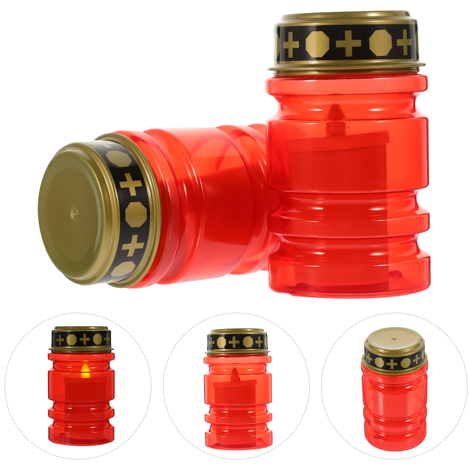 2 шт. настольная центральная светодиодная лампа беспламенное украшение свечи