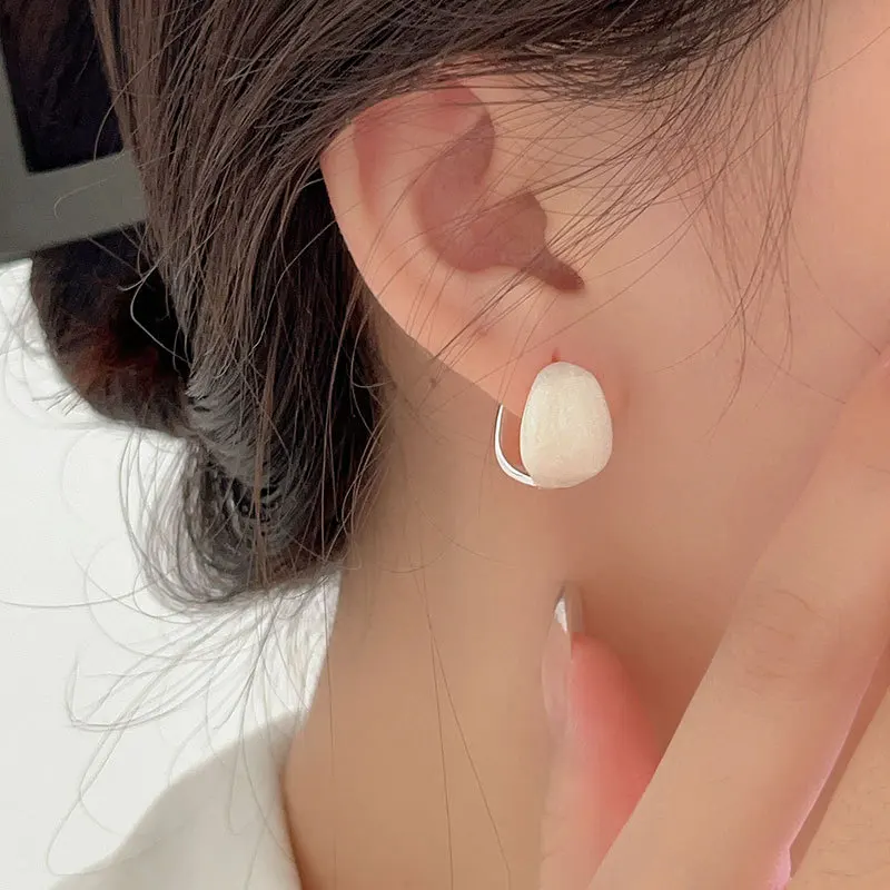 PersistenceS925Стерлингового серебра с эмалью и глазурью французские серьги женские