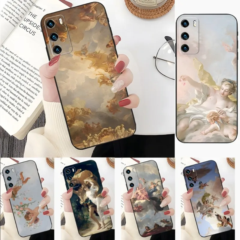 

Renaissance Art Painting Phone Case For Huawei Y9 Y7 Y7A Y7P Y6 Y6Pro Y5 Y5P Prime 2020 2019 2018 2017 Nova 9S 9RO 9SE Funda