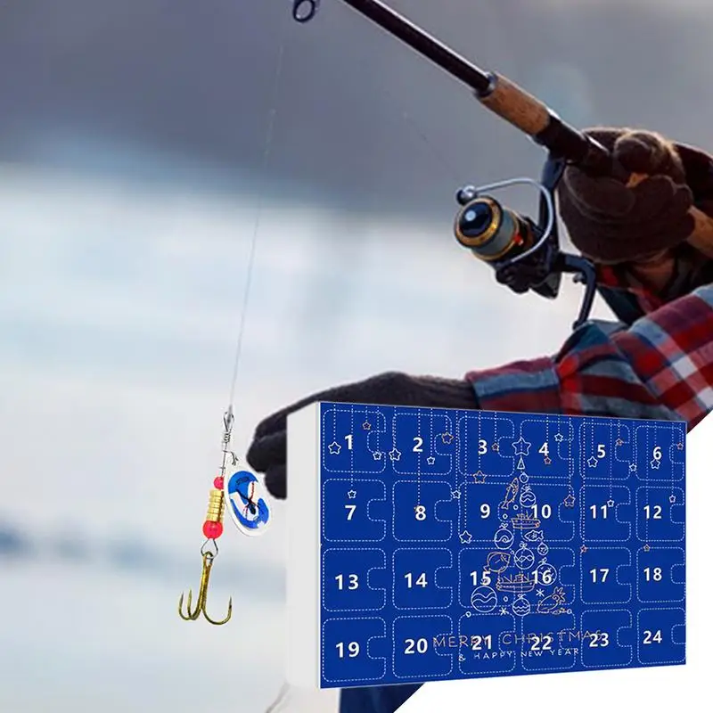 Рыболовный адвент-календарь пресноводные приманки для окуня 24-дневный