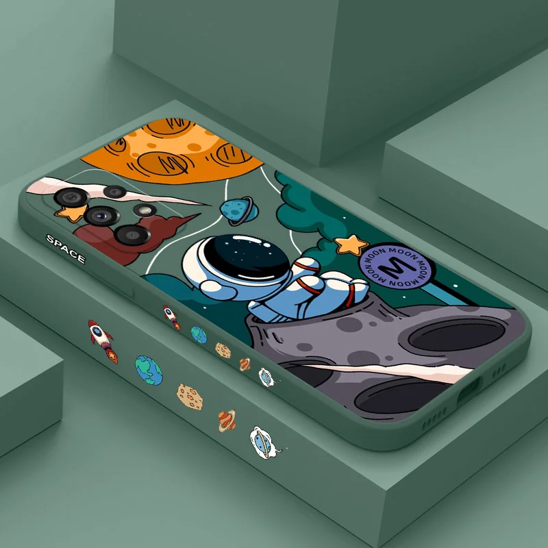 

Чехол для телефона Tick Astronauts для Samsung A73 A53 A33 A23 A13 A03 A03S A04 A04S A72 A52 A52S A32 A22 A12 A02S A02 A71 A51 4G 5G
