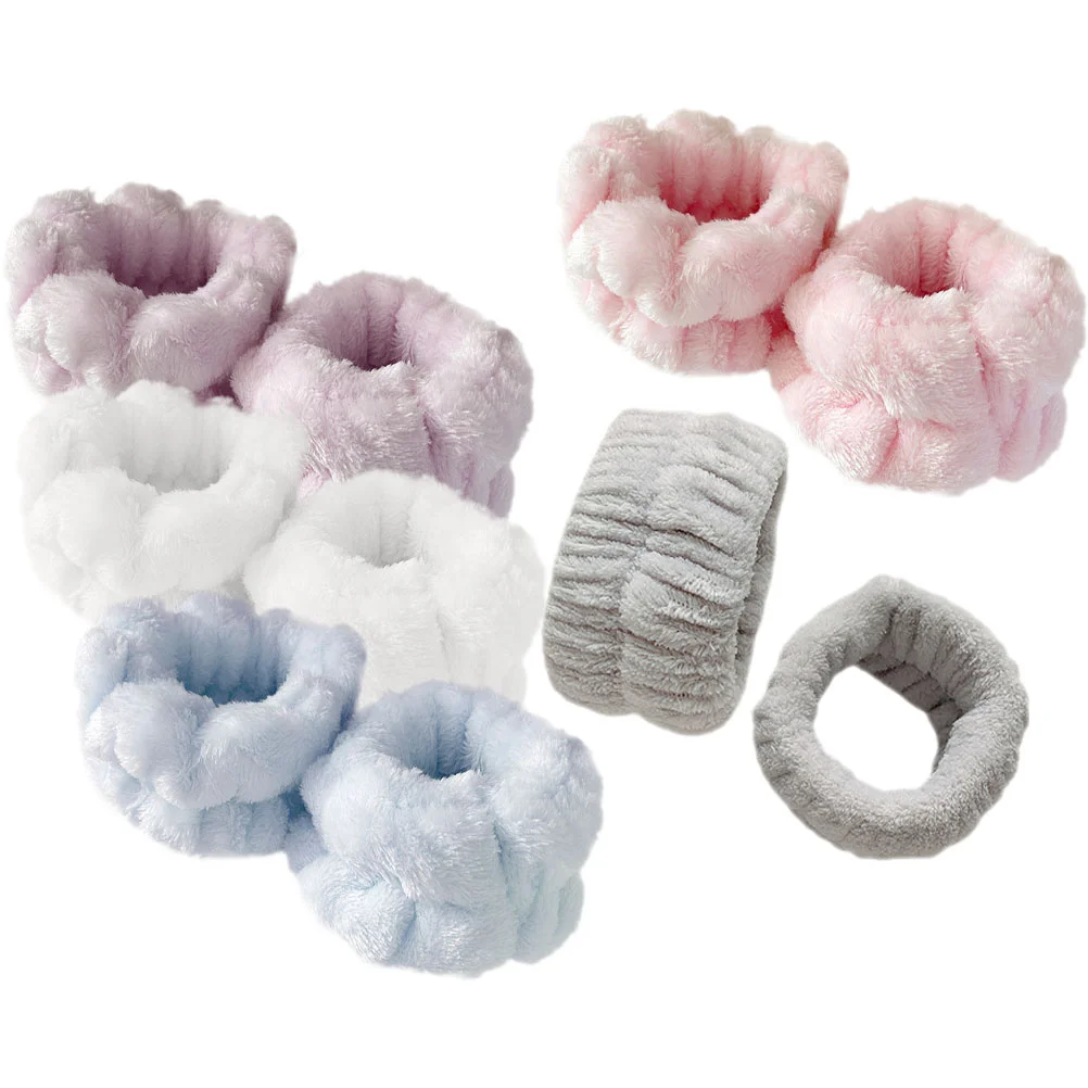 

Wash Towel Wrist Wristbands Band Spa Face Absorbent Washband Washing Bands Wristband