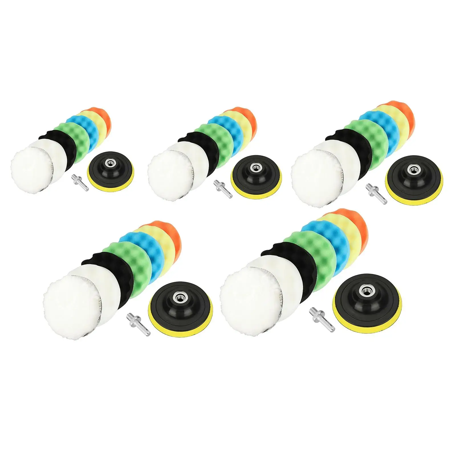 

9Pcs Buffing Pads for Car Buffer Polisher Compounding Furniture Machine