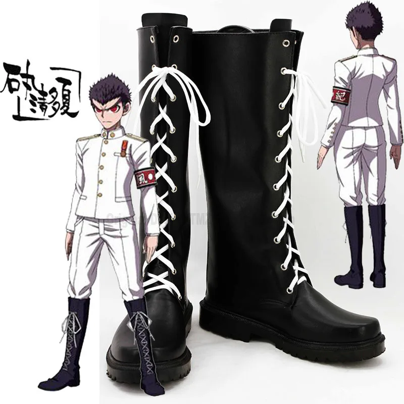 

Обувь для косплея по заказу «Danganronpa Dangan Ronpa Kiyotaka Ishimaru», ботинки для Хэллоуина, Рождества, фестиваля, вечеринки, обувь для косплея