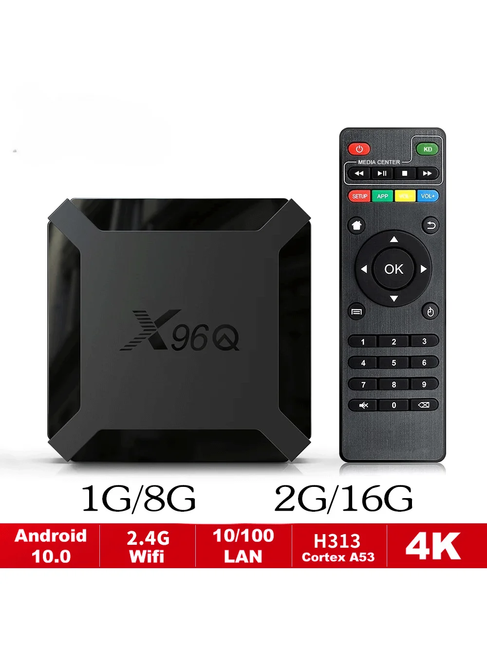 

Q TV BOX MINI Internet TV Box Allwinner H313 Android 10.0 set-top box