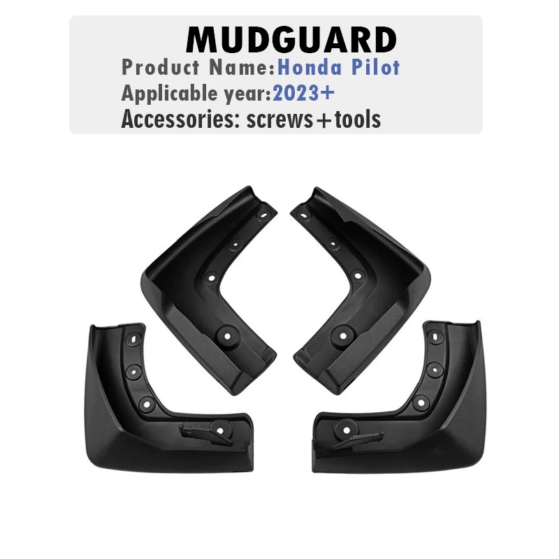 

2023 2024 2025 для Honda Pilot, брызговики, брызговики, автомобильные аксессуары, передние и задние, 4 шт.