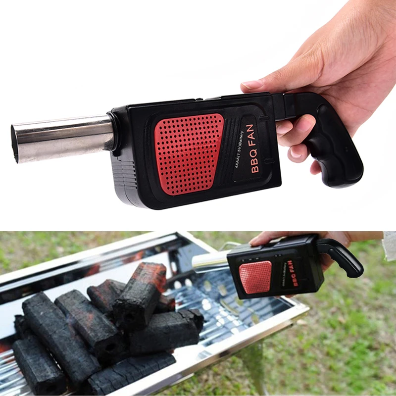 

BBQ Fan Air Blowers Handheld Electric Bentilator Bellows for Barbecue Outdoor Camping Picnic Barbecue Cooking Tool