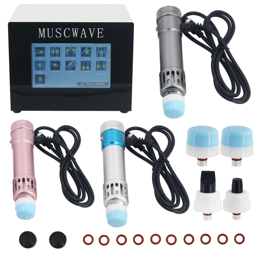 

250MJ Shockwave Therapy Machine New 2 In 1 Shockwaves Chiropractic Gun ED Treatment Shock Wave Pain Relief Body Massager 2022