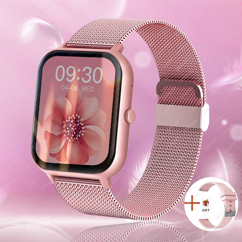 

2023 New Bluetooth Call Smart Watch Women Men Heart Rate Blood Oxygen Voice Assistant 100+Sports Ladies Smartwatch For Xiaomi