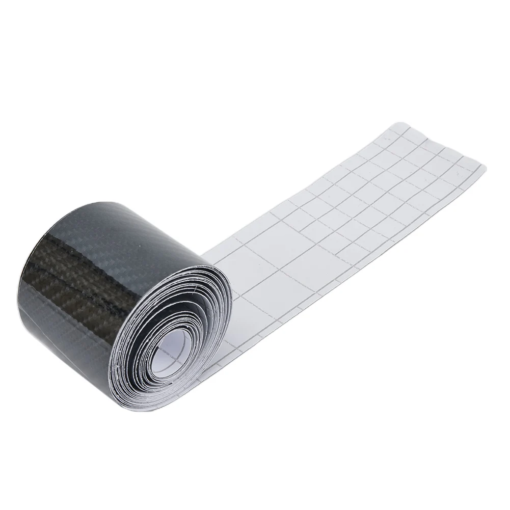

Trim Car Door Sill Protector Strip Automobile Roofs 5cmx3M Black Carbon Fiber High Quality Interior Accessories