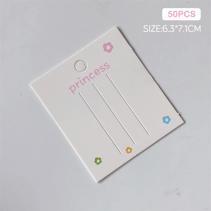 

50 шт. Картонных карточек для заколок