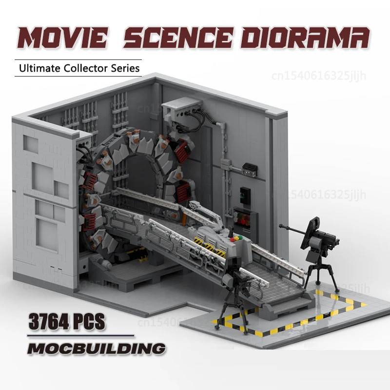 

Movie Space Travel Scenes Moc Building Block Diorama Kit Wormhole Bricks Constructor Toys for Children Gift Collection Model