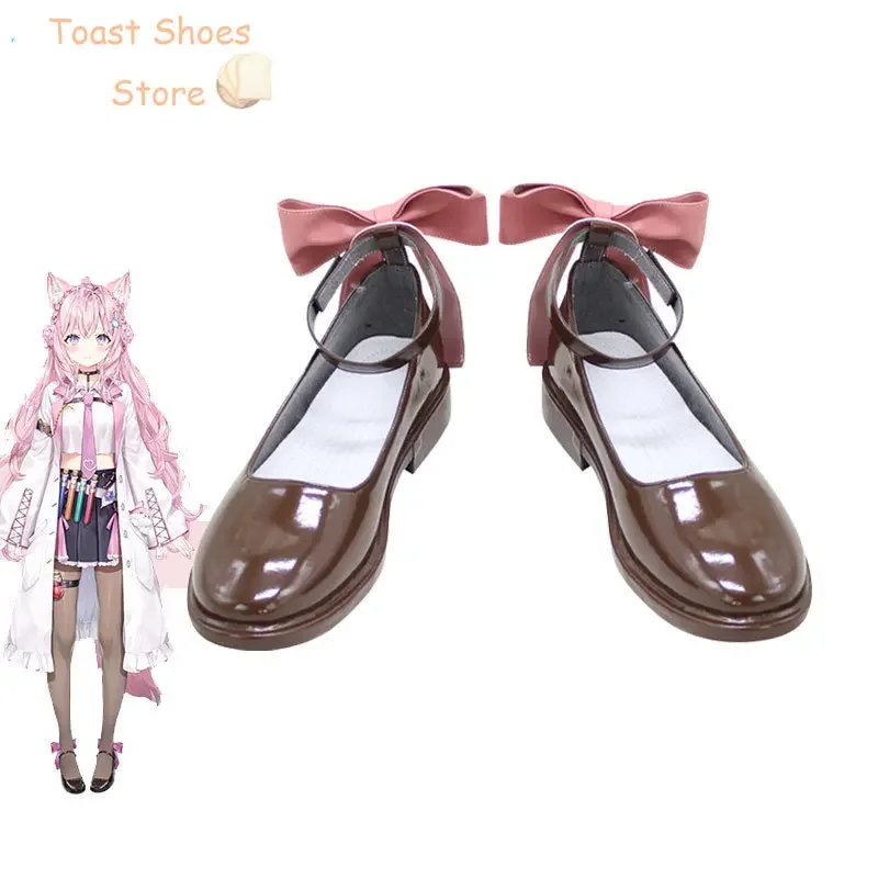 Hakui Koyori Обувь для косплея Vtuber Косплей из искусственной кожи Хэллоуин