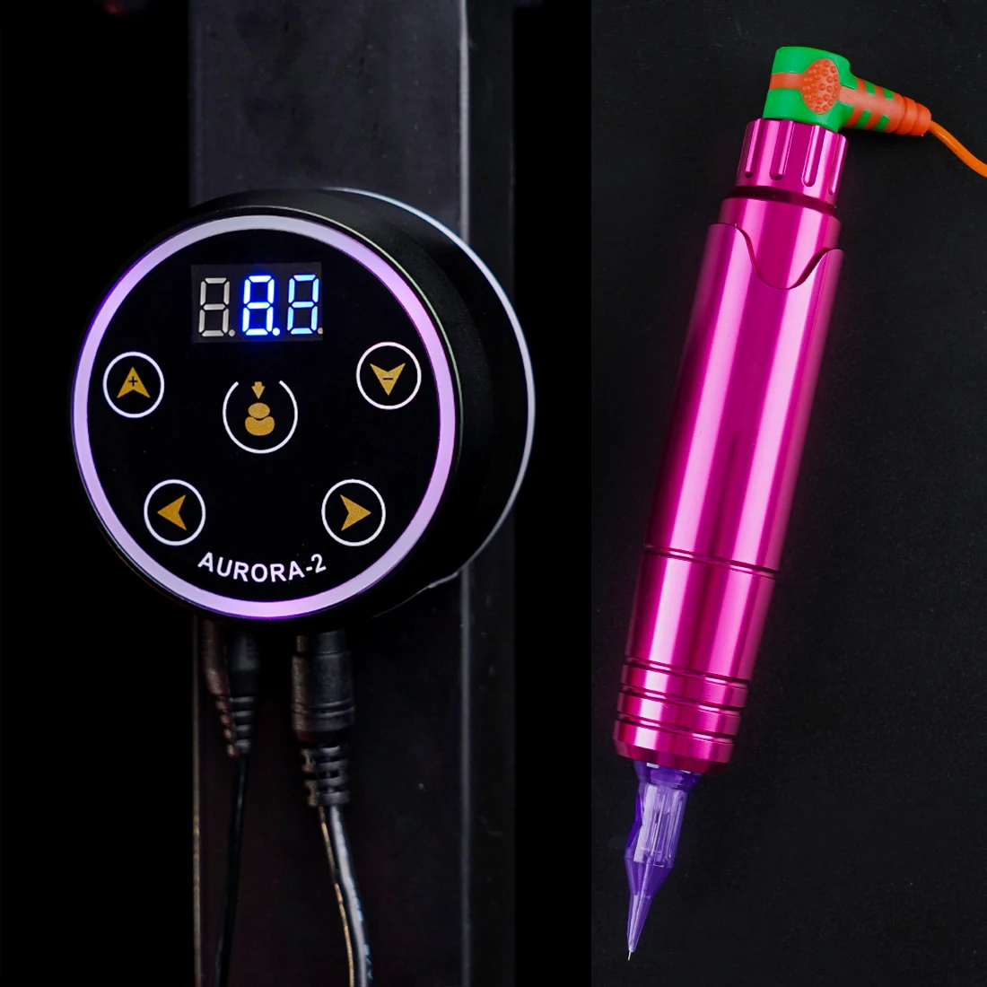 Роторная машинка Mast Tattoo P10 RCA набор для перманентного макияжа со светодиодным